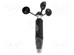 Anemometer; Velocity measuring range: 1.2÷30m/s; IP42; 3s÷12h
