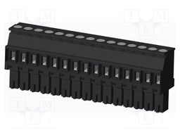 Connector: pluggable terminal block; plug; female; angled 90°