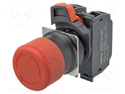 Switch: emergency stop; 22mm; none; 30mm