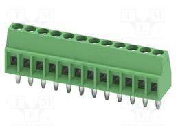 PCB terminal block, nominal current: 6 A, rated voltage (III