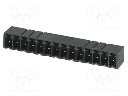 PCB headers, nominal cross section: 1.5 mm2, color: black, n