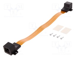 Coupler; coupler; 229mm; Layout: 8p8c; RJ45 socket x2; female x2