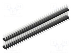 Connector: pin strips; pin header; male; PIN: 64; 2mm; SMT; 2x32