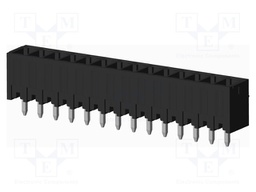 Connector: pluggable terminal block; socket; male; on PCBs