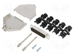 D-Sub; PIN: 25; male; shielded; straight; soldering; for cable