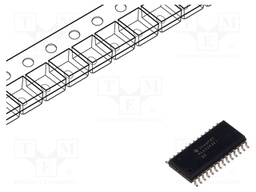 IC: interface; receiver,line driver; RS232; 500kbps; SOIC28