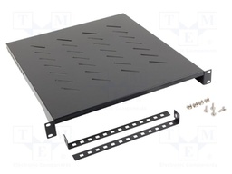 Shelf; 1U; black; Standard: 19"