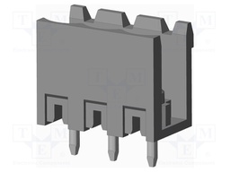 Connector: pluggable terminal block; socket; male; on PCBs
