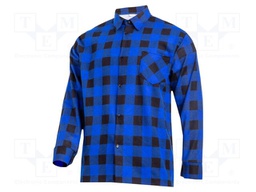 Shirt; Size: XL; blue; flannel; 170g/m2