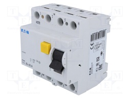 Breaker:RCD;Inom:25A;Ires:0.3A;Max surge current:250A;400VAC