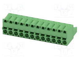 PCB connector, nominal cross section: 2.5 mm?, color: green,