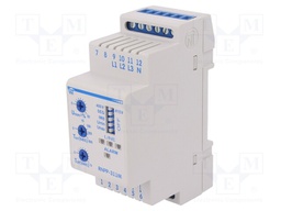 Module: voltage monitoring relay; DIN; SPDT; 0÷600s; 35x93x65mm