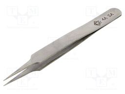 Tweezers; 110mm; Blades: narrowed; Blade tip shape: sharp