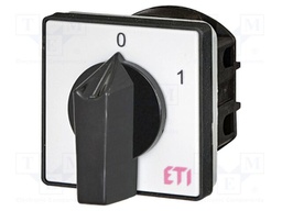 Switch: cam switch; Stabl.pos: 2; 25A; 0-1; for building in; Pos: 2