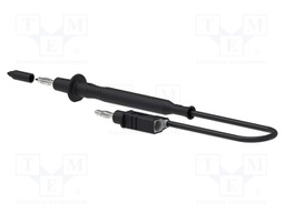 Test lead; 60VDC; 30VAC; 12A; probe tip,banana plug 4mm; Len: 1m