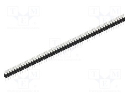 Connector: pin strips; pin header; male; PIN: 50; 2.54mm; THT; 1x50