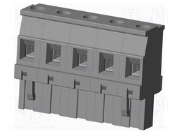 Connector: pluggable terminal block; plug; female; angled 90°
