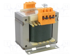 Transformer: mains; 100VA; 230VAC,400VAC; 115V,230V; screw type