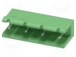 PCB headers, nominal cross section: 2.5 mm?, color: green, n