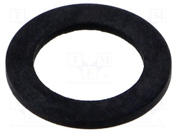 Gasket; CR rubber; Thk: 1.5mm; Øint: 35.5mm; PG29; black