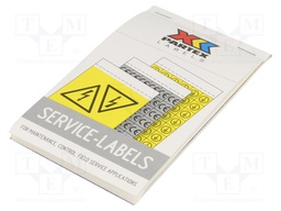 Safety sign; self-adhesive folie