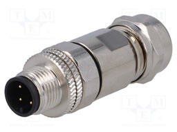 Plug; M12; PIN: 4; male; A code-DeviceNet / CANopen; for cable