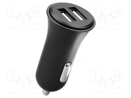 Automotive power supply; USB A socket x2; Sup.volt: 12÷24VDC