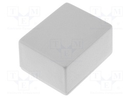 Enclosure: designed for potting; X: 20mm; Y: 25mm; Z: 14mm; ABS; grey