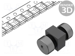 Filter: anti-interference; 22pF; SMD; 1206; 6A; 25VDC; ±30%