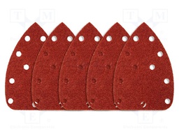 Cleaning cloth: sandpaper; Granularity: 180; Mounting: bur; 5pcs.
