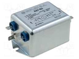 Filter: anti-interference; 250VAC; Cx: 100nF; Cy: 3.3nF; 2mH; 10MΩ