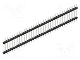 Connector: pin strips; pin header; male; PIN: 43; 2mm; THT; 1x43