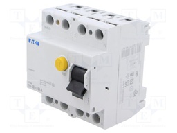 RCD breaker; Inom: 63A; Ires: 100mA; Max surge current: 250A; 400V