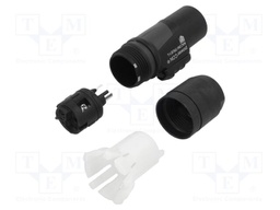 Connector: circular; powerCON TRUE1; straight; for cable; plug
