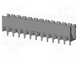 Connector: pluggable terminal block; socket; male; on PCBs