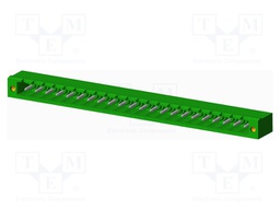 Connector: pluggable terminal block; socket; male; angled 90°