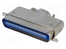Connector: Centronics; plug; male; PIN: 50; soldering; for cable