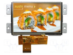 Display: TFT; 800x480; Illumin: LED; Window dimensions: 108x64.8mm