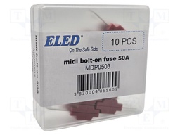 Fuse: fuse; 50A; 58VDC; automotive; 41mm; M5 screw; 41x12x8.24mm