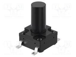 Microswitch TACT; SPST-NO; Pos: 2; 50mA/12VDC; SMT; 3.43N; 6x6mm