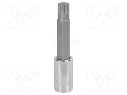Socket; socket spanner; Bit: spline (12-angles); Size: XZN M10