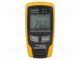 Logger: temperature and humidity; LCD; -40÷70°C; 0÷100%RH