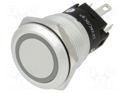 Switch: vandal resistant; Pos: 2; SPDT; 3A/240VAC; 3A/240VDC; Ø19mm