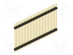 Connector: pin strips; pin header; male; PIN: 28; 2.54mm; THT; 1x28