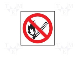 Fire protection sign; W: 150mm; H: 150mm; PS; photoluminescent