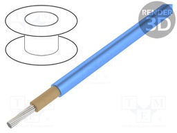 Wire; EN50618,SOLARFLEX®-X H1Z2Z2-K; stranded; Cu; 6mm2; blue