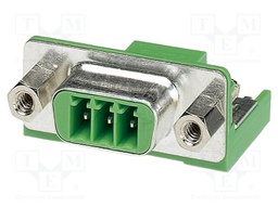 PCB headers, nominal cross section: 1.5 mm?, color: green, n