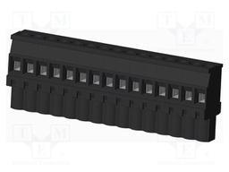 Connector: pluggable terminal block; plug; female; angled 90°