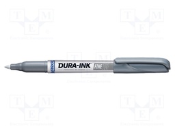 Marker: permanent marker; silver; 2mm; Dura-Ink 15; Tip: round