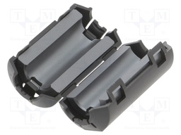 Core: ferrite; on round cable; Core mat: Ni-Zn ferromagnetic